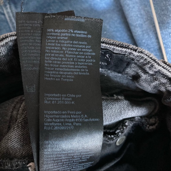 ALLSAINTS Grace Slashed Skinny Jeans Size 27 - Picture 15 of 15